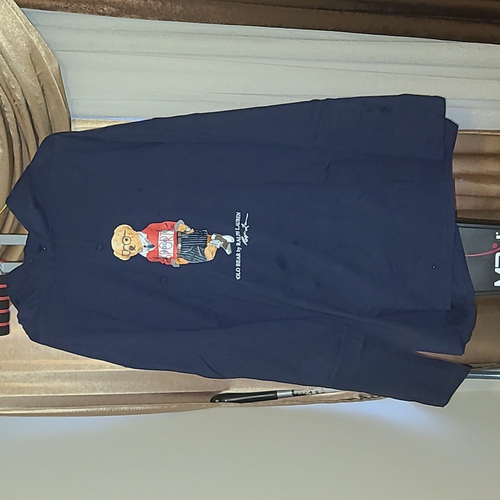 Polo by Ralph Lauren Navy Blue Men's Shirt
